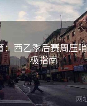 星空体育：西乙季后赛周压哨套利·终极指南