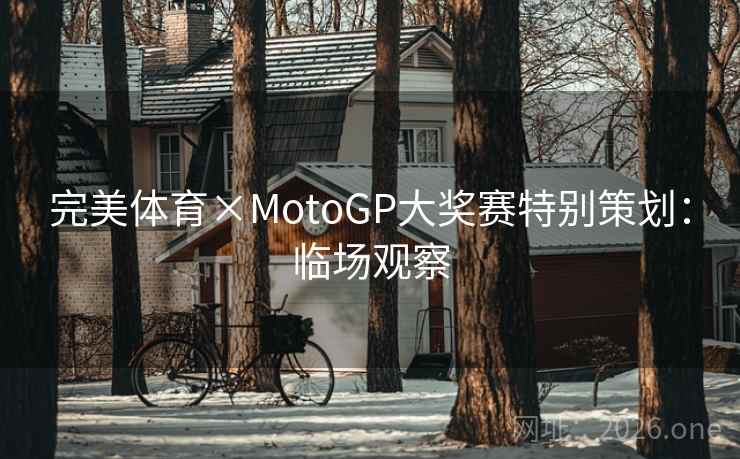 完美体育×MotoGP大奖赛特别策划：临场观察