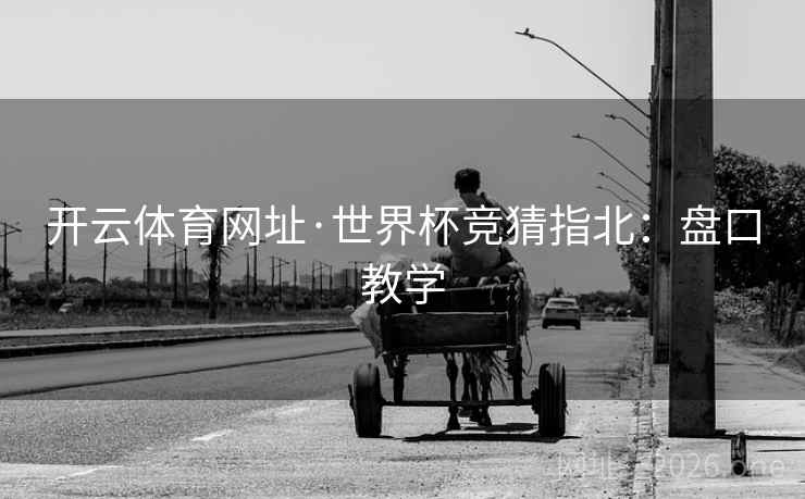 开云体育网址·世界杯竞猜指北：盘口教学