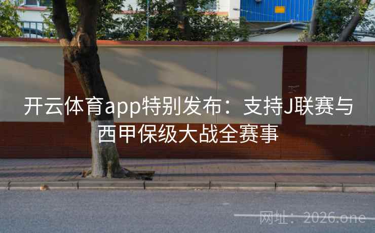 开云体育app特别发布:支持J联赛与西甲保级大战全赛事 开云体育app特别发布:支持J联赛与西甲保级大战全赛事
