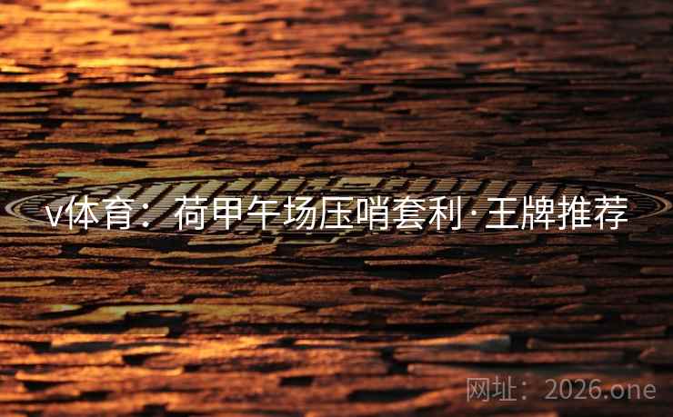v体育：荷甲午场压哨套利·王牌推荐